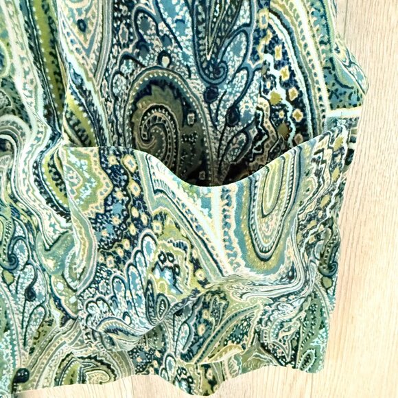 Coldwater Creek Peacock Paisley Jacket Womens Plus Size PXL Open Front Lined - Picture 6 of 14